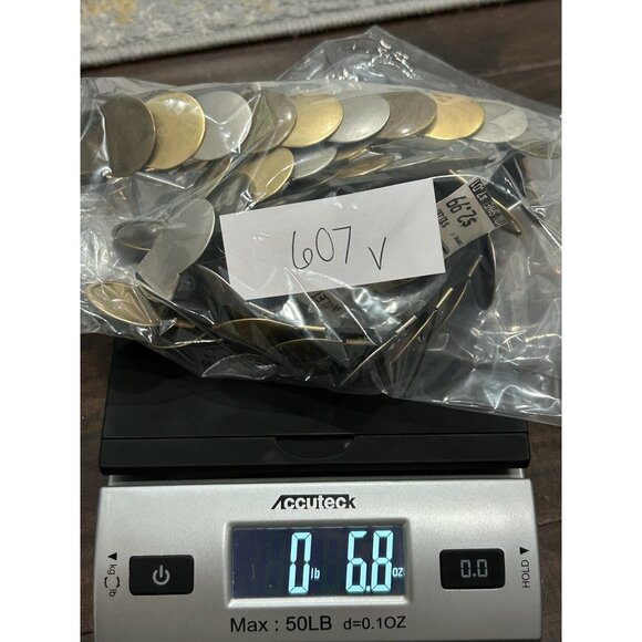 Princess Gardner Metal Disc Belt Gold Silver Sz XL Elastic Classic Stretch NWT - Picture 7 of 7